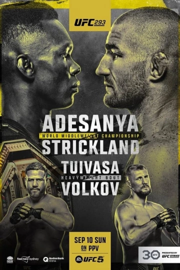 UFC 293: Adesanya vs. Strickland (Prelims + Main Card) - Spectacles