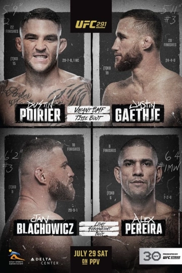 UFC 291: Poirier vs. Gaethje 2 Prelims + Main Card - Spectacles