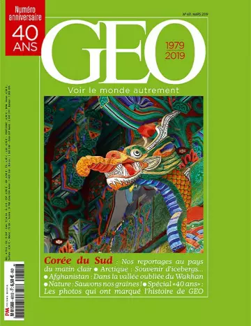 Geo N°481 – Mars 2019 - Magazines