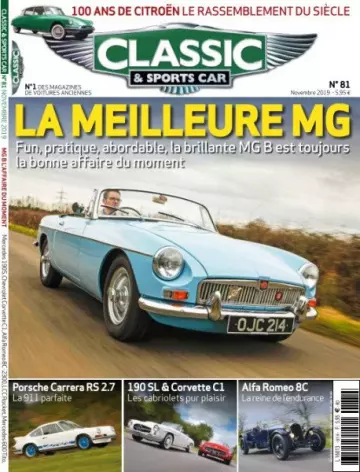 Classic & Sports Car - Novembre 2019 - Magazines
