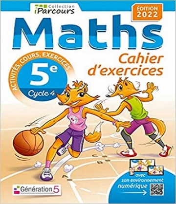 Cahier d’exercices iParcours maths 5e avec cours