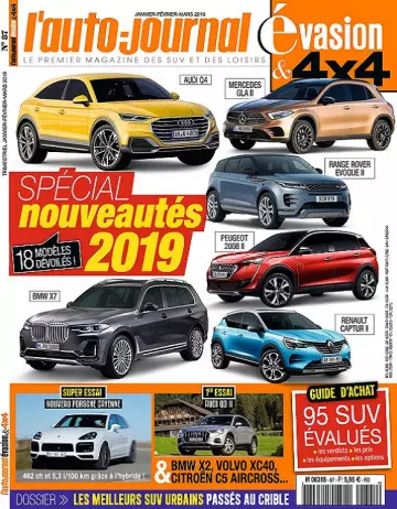 L’Auto-Journal 4×4 N°87 – Janvier-Mars 2019 - Magazines