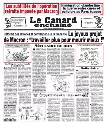 Le Canard Enchaîné N°5314 Du 14 Septembre 2022