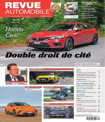 Revue Automobile N°39 Du 29 Septembre 2022