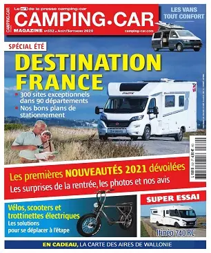 Camping-Car Magazine N°332 – Août-Septembre 2020