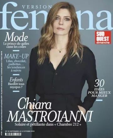 Version Femina N°913 - 29 Septembre 2019 - Magazines