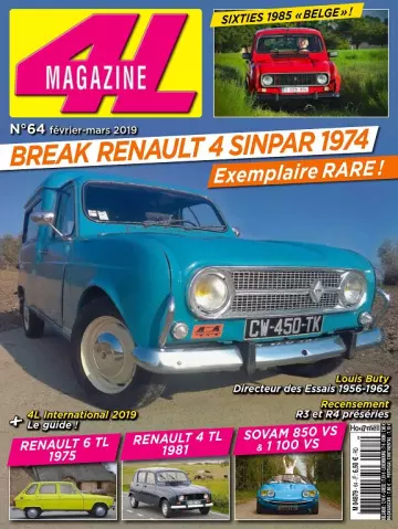 4L Magazine N°64 – Février-Mars 2019 - Magazines