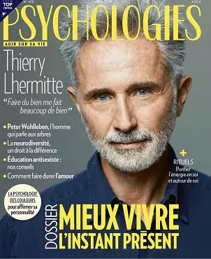 Psychologies Magazine N°408 – Avril 2020