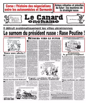 Le Canard Enchaîné N°5289 Du 23 Mars 2022 - Journaux