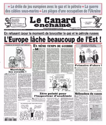 Le Canard Enchaîné N°5287 Du 9 Mars 2022 - Journaux