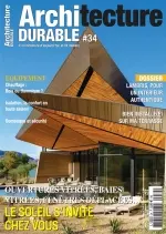 Architecture Durable N°34 – Août-Octobre 2018