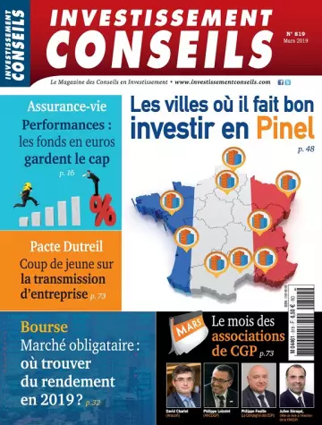 Investissement Conseils N°819 – Mars 2019 - Magazines