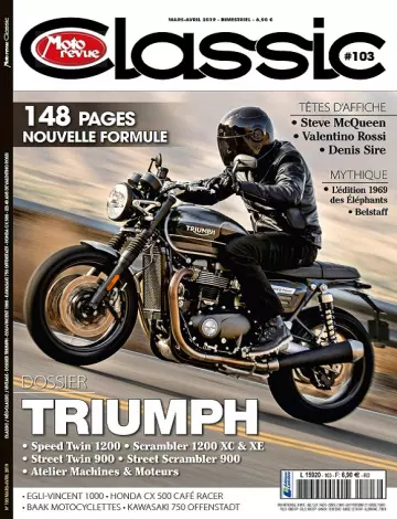 Moto Revue Classic N°103 – Mars-Avril 2019 - Magazines