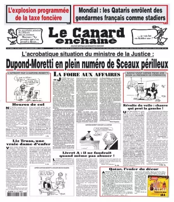Le Canard Enchaîné N°5317 Du 5 Octobre 2022