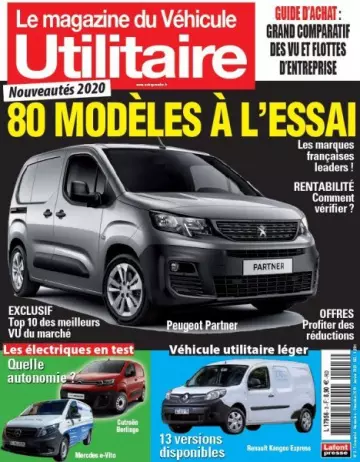 Le magazine du Véhicule Utilitaire - Novembre 2019 - Janvier 2020 - Magazines