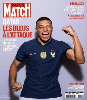 Paris Match N°3838 Du 24 au 30 Novembre 2022