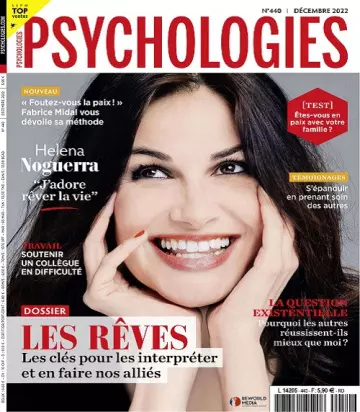 Psychologies Magazine N°440 – Décembre 2022