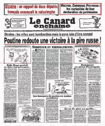 Le Canard Enchaîné N°5288 Du 16 Mars 2022