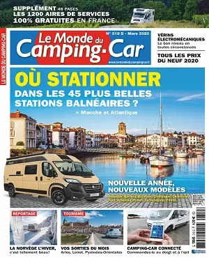 Le Monde du Camping-Car N°319 – Mars 2020