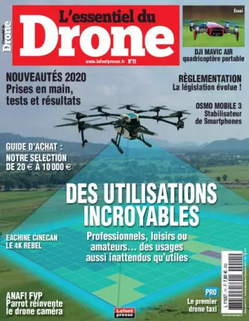 L’Essentiel du Drone N°11- Octobre-Decembre 2019 - Magazines