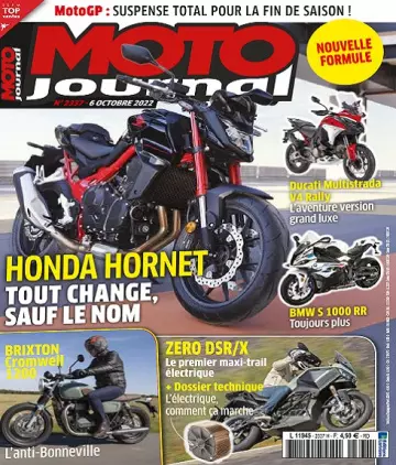 Moto Journal N°2337 Du 6 Octobre 2022