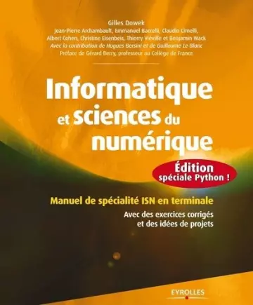 Informatique et sciences du numérique en terminale (edition Python)