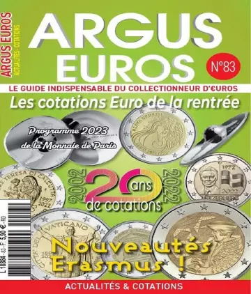 Argus Euros N°83 – Septembre 2022