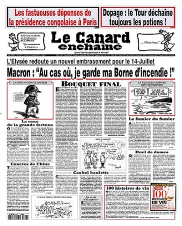Le Canard Enchaîné N°5357 Du 12 Juillet 2023