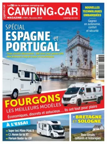 Camping-Car Magazine - Novembre 2019 - Magazines