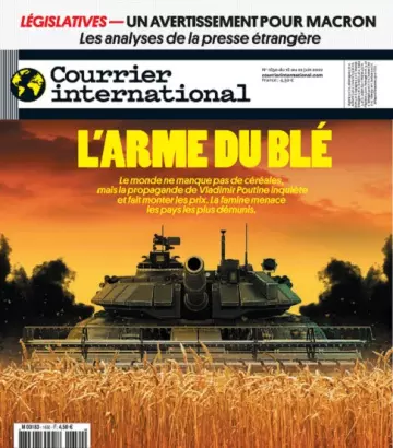 Courrier International N°1650 Du 16 au 22 Juin 2022