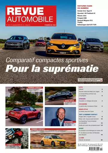 Revue Automobile – 17 octobre 2019 - Magazines