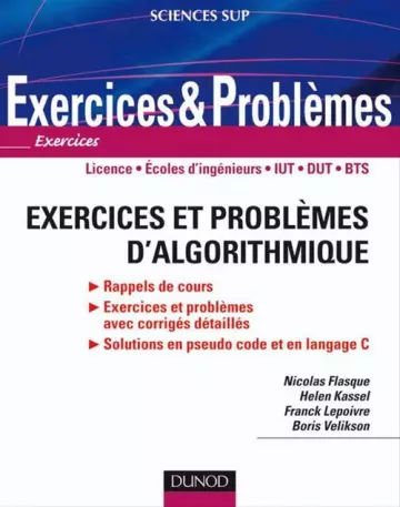 Exercices et problemes d'algorithmique