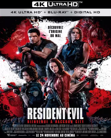 Resident Evil : Bienvenue à Raccoon City - MULTI (FRENCH) WEB-DL 4K