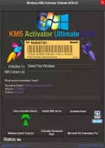 Windows KMS Activator Ultimate 2018 4.0 - Microsoft