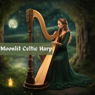 Irish Celtic Spirit of Relaxation Academy - Moonlit Celtic Harp: Medieval Harp Serenade in Ethereal Night - Albums